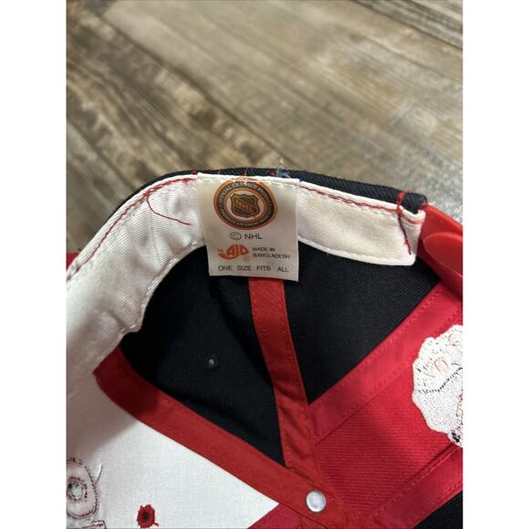 Vintage Chicago Blackhawks Hat NHL Cap Snapback Hockey AJD - Picture 2 of 5